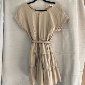 Mine short sleeve dress with tie back
